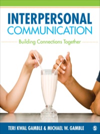 Imagen de portada: Interpersonal Communication 1st edition 9781452220130