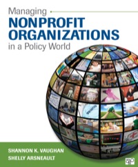 Cover image: Managing Nonprofit Organizations in a Policy World 1st edition 9781452240053