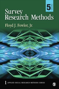 Cover image: Survey Research Methods 5th edition 9781452259000