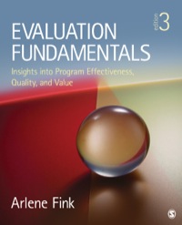 Cover image: Evaluation Fundamentals: Insights into Program Effectiveness, Quality, and Value 3rd edition 9781452282008
