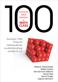 صورة الغلاف: 100 Commonly Asked Questions in Math Class 1st edition 9781452243085