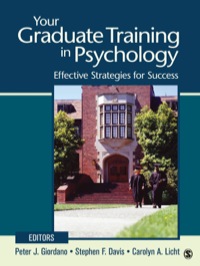 Immagine di copertina: Your Graduate Training in Psychology 1st edition 9781412994934