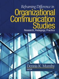 Imagen de portada: Reframing Difference in Organizational Communication Studies 1st edition 9781412970075