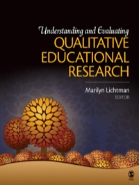 Imagen de portada: Understanding and Evaluating Qualitative Educational Research 1st edition 9781412975261