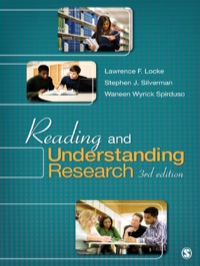 Imagen de portada: Reading and Understanding Research 3rd edition 9781412975742