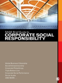 Imagen de portada: SAGE Brief Guide to Corporate Social Responsibility 1st edition 9781412997225