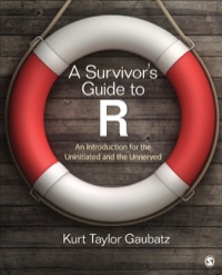 Imagen de portada: A Survivor′s Guide to R 1st edition 9781483346731