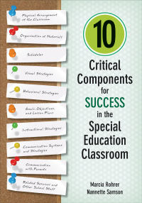 Imagen de portada: 10 Critical Components for Success in the Special Education Classroom 1st edition 9781483339160