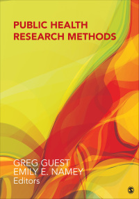 Cover image: Public Health Research Methods 1st edition 9781452241333