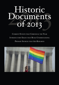Titelbild: Historic Documents of 2013 1st edition 9781483347875