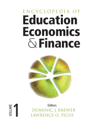 Imagen de portada: Encyclopedia of Education Economics and Finance 1st edition 9781452281858
