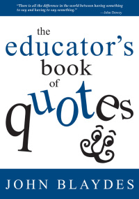 Imagen de portada: The Educator′s Book of Quotes 1st edition 9780761938637