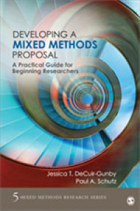 Cover image: Developing a Mixed Methods Proposal 1st edition 9781483365787