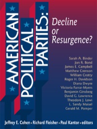 Immagine di copertina: American Political Parties 1st edition 9781568025858