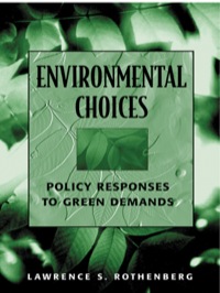 Imagen de portada: Environmental Choices 1st edition 9781568026305