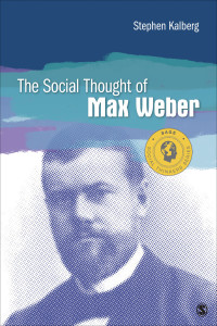 Cover image: The Social Thought of Max Weber 1st edition 9781483371498