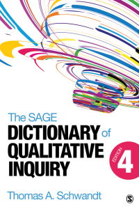 Omslagafbeelding: The SAGE Dictionary of Qualitative Inquiry 4th edition 9781452217451
