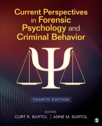 Imagen de portada: Current Perspectives in Forensic Psychology and Criminal Behavior 4th edition 9781483376219
