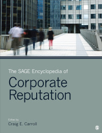 صورة الغلاف: The SAGE Encyclopedia of Corporate Reputation 1st edition 9781483376516
