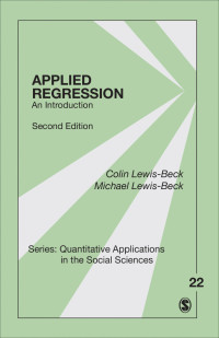 Cover image: Applied Regression 2nd edition 9781483381473