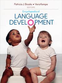 Cover image: Encyclopedia of Language Development 1st edition 9781452258768