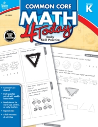 Cover image: Common Core Math 4 Today, Grade K 9781624425981