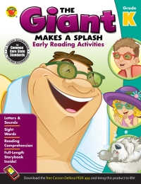 Omslagafbeelding: The Giant Makes a Splash: Early Reading Activities, Grade K 9781623991678