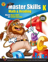 表紙画像: Math & Reading Workbook, Grade K 9781483801407