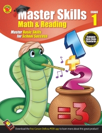 表紙画像: Math & Reading Workbook, Grade 1 9781483801414