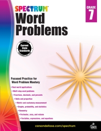 表紙画像: Word Problems, Grade 7 9781624427336