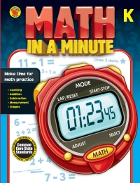 表紙画像: Math in a Minute, Grade K 9781483801346