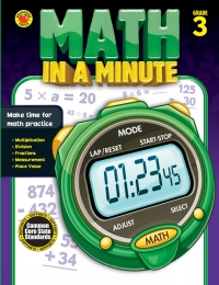 表紙画像: Math in a Minute, Grade 3 9781483801377