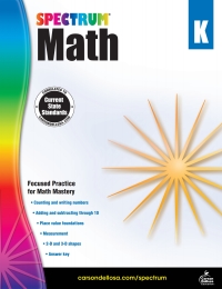 صورة الغلاف: Spectrum Math Workbook, Grade K 9781483808680