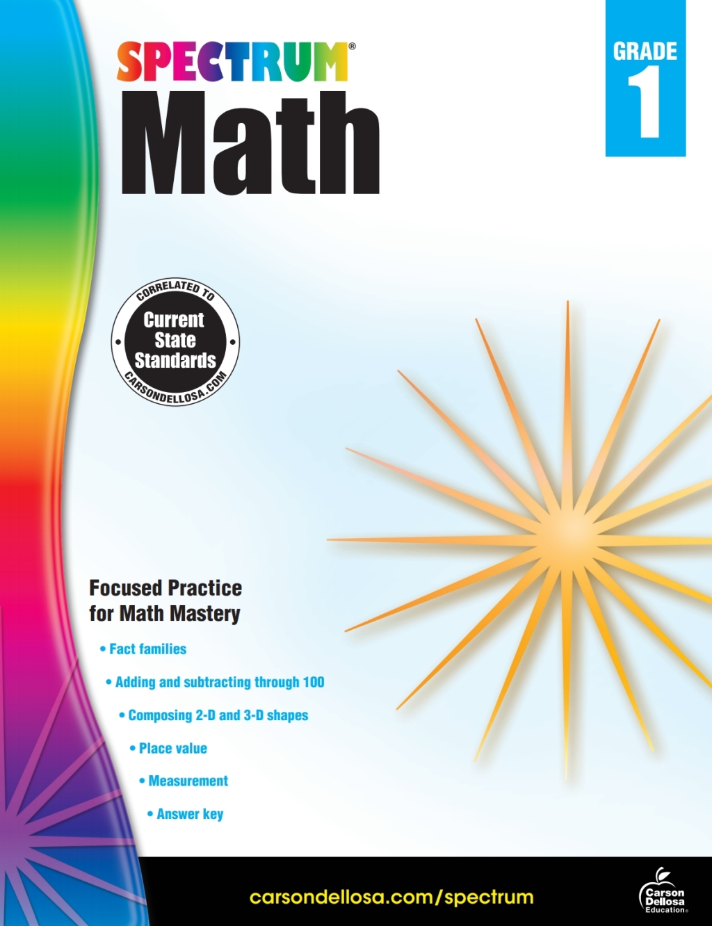 Spectrum Math Workbook Grade 1 (eBook)