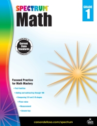 صورة الغلاف: Spectrum Math Workbook, Grade 1 9781483808697