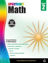 表紙画像: Spectrum Math Workbook, Grade 2 9781483808703