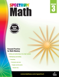 صورة الغلاف: Spectrum Math Workbook, Grade 3 9781483808710