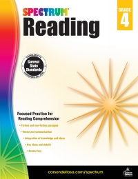 Cover image: Spectrum Reading Workbook, Grade 4 9781483812175