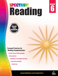 صورة الغلاف: Spectrum Reading Workbook, Grade 6 9781483812199