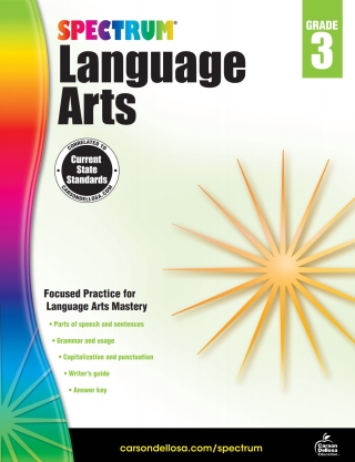 Cover image: Spectrum Language Arts, Grade 3 9781483812069