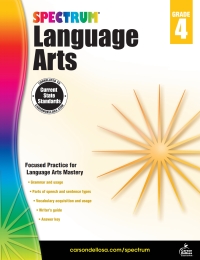 Cover image: Spectrum Language Arts, Grade 4 9781483812076