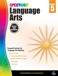 Cover image: Spectrum Language Arts, Grade 5 9781483812090