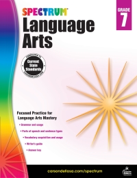 Cover image: Spectrum Language Arts, Grade 7 9781483812113