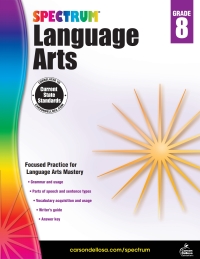 Imagen de portada: Spectrum Language Arts, Grade 8 9781483812120