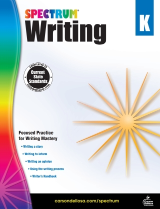 Imagen de portada: Spectrum Writing, Grade K 9781483811956