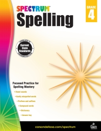 Imagen de portada: Spectrum Spelling, Grade 4 9781483811772