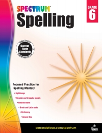 Cover image: Spectrum Spelling, Grade 6 9781483811802