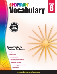 Cover image: Spectrum Vocabulary, Grade 6 9781483811949