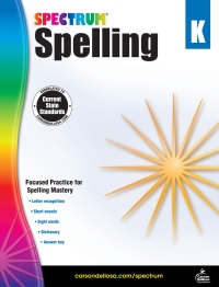 Cover image: Spectrum Spelling, Grade K 9781483811734