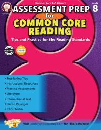 Cover image: Assessment Prep for Common Core Reading, Grade 8 9781622235216
